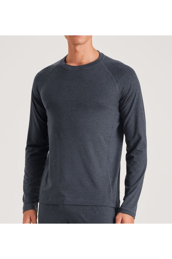 Men's Calida 15888 DSW Warming Long Sleeve T-Shirt (Antrazith S)