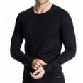 thumbnail image 1 of Men's Calida 15890 Cotton Code Long Sleeve Shirt (Black 2XL), 1 of 1