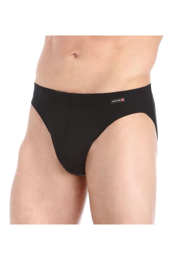 Men's Calida 21660 Evolution Slip Brief (Black L)