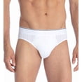 thumbnail image 1 of Men's Calida 21986 Pure & Style Quick Dry Pima Cotton Brief (White S), 1 of 1
