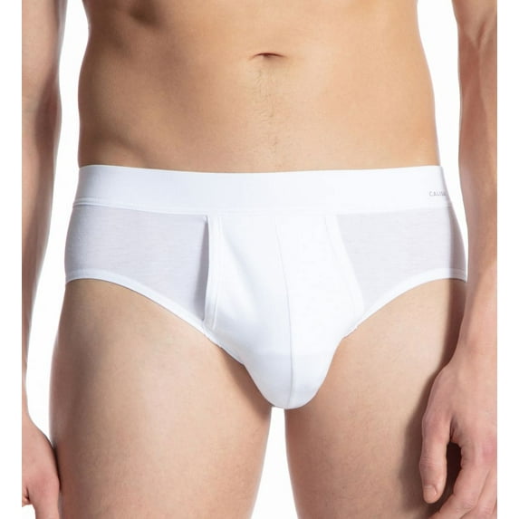 Men's Calida 22190 Cotton Code Brief (White XL)