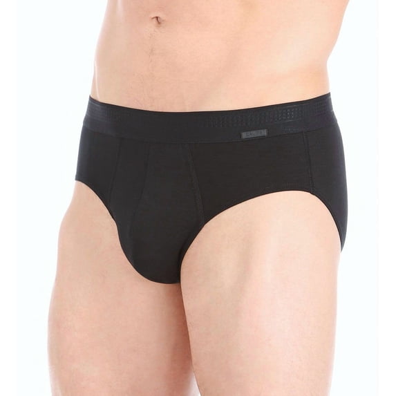 Men's Calida 22265 Focus Midislip Brief (Black L)