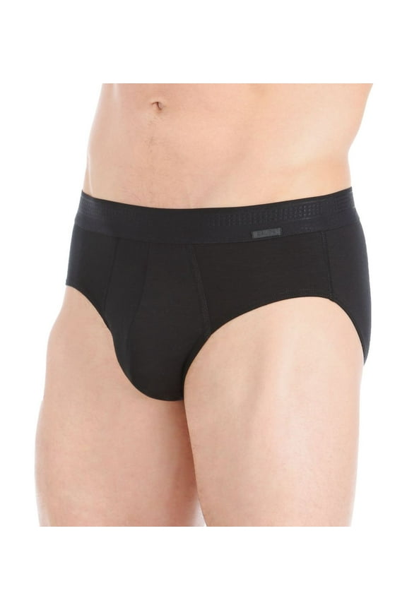 Men's Calida 22265 Focus Midislip Brief (Black M)