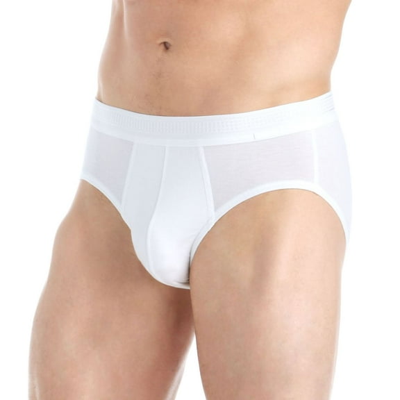 Men's Calida 22265 Focus Midislip Brief (White 2XL)