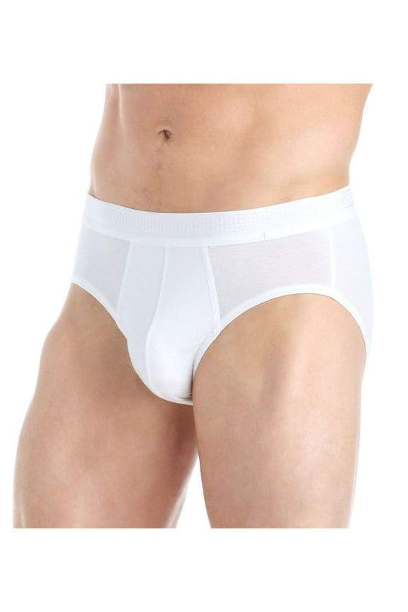 Men's Calida 22265 Focus Midislip Brief (White 2XL)