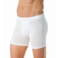 thumbnail image 1 of Men's Calida 25890 Cotton Code Long Boxer Brief (White M), 1 of 1
