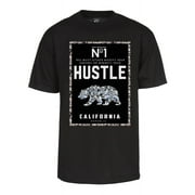 Mens California Republic Hustle Short-Sleeve T-Shirt - Black, Large