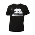 thumbnail image 1 of Men's California Republic Short-Sleeve T-Shirt - Black - Large, 1 of 1