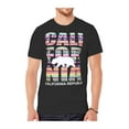 thumbnail image 1 of Men's California Republic Tribal Short-Sleeve T-Shirt - Grey - 4X-Large, 1 of 1