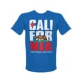 thumbnail image 1 of Men's California Shirts Bold Crew Neck T-Shirt - Royal - Small, 1 of 1