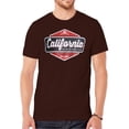 thumbnail image 1 of Men's California Sun Surf Fun Short-Sleeve T-Shirt - Brown - Large, 1 of 1
