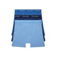 thumbnail image 1 of Men's Calvin Klein 3-Pack Cotton Classics Boxer Briefs Color: Medieval Blue Minnow Size: L, 1 of 4
