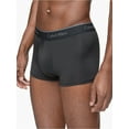 thumbnail image 1 of Men’s Calvin Klein 3-Pack Microfiber Stretch Low-Rise Trunks Color: Black Size: M, 1 of 4