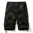 thumbnail image 1 of Men's Camo Cargo Shorts Cotton Army Green S, 1 of 1
