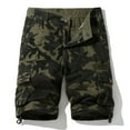 thumbnail image 1 of Men's Camo Cargo Shorts Cotton Green M, 1 of 1