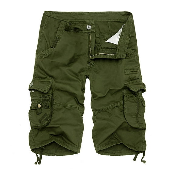 Men's Camo Cargo Shorts Outdoor Comfy Lightweight Quick Dry Stretchy Camouflage Cargo Shorts with Multi Pockets