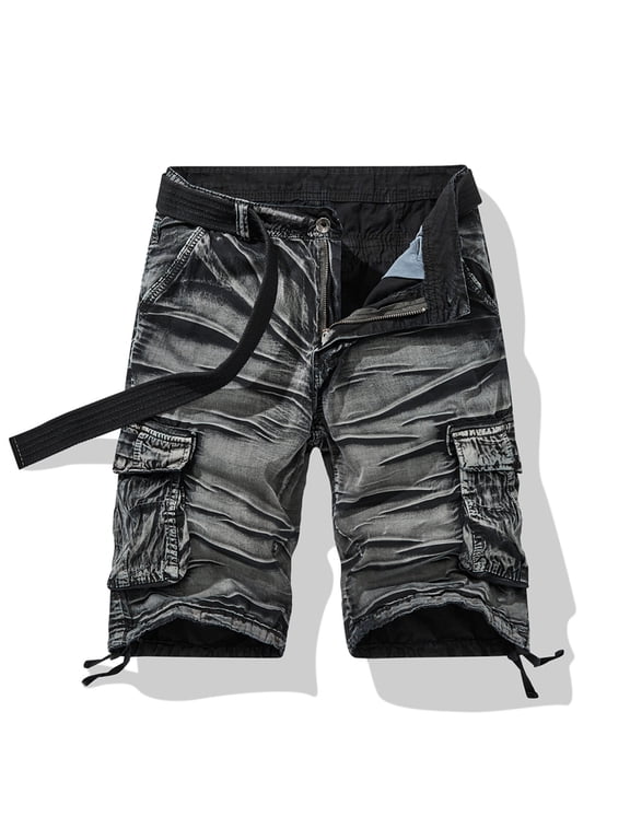 Men's Camo Cargo Shorts Relaxed Fit Multi-Pocket Outdoor Sports Shorts Daily Casual Work Shorts