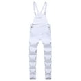 thumbnail image 1 of Men's Camo Denim Bib Overalls Suspenders Casual Slim Fit Rompers Trousers Skinny Jumpsuit with Pockets, 1 of 4