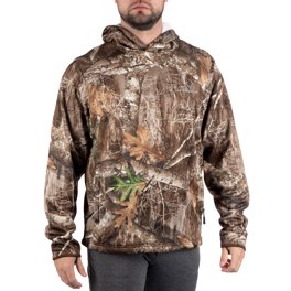 Men's Camo Hunting Performance Hoodie Pullover Sweatshirt by
