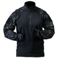 thumbnail image 1 of Men's Camo Long Sleeve Shirt Tactical & Fishing T-Shirt, Suitable for Outdoor and Everyday Wear, 1 of 3