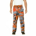 thumbnail image 1 of Men's Camo Military Tactical Work Combat Army Slim Fit Twill Cargo Pants (MHLP104 - Orange Camo, 38,30), 1 of 2