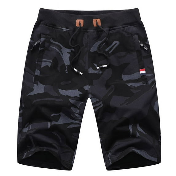 Men's Camo Shorts Quick-Dry Shorts for Casual Beach and Outdoor Activities
