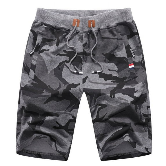 Men's Camo Shorts Quick-Dry Shorts for Casual Beach and Outdoor Activities