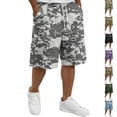 thumbnail image 1 of Men's Camo Sports Shorts with Drawstring Lightweight Summer Running Trousers Training Short Jogging Bottoms for Gym Basketball Fitness, 1 of 6
