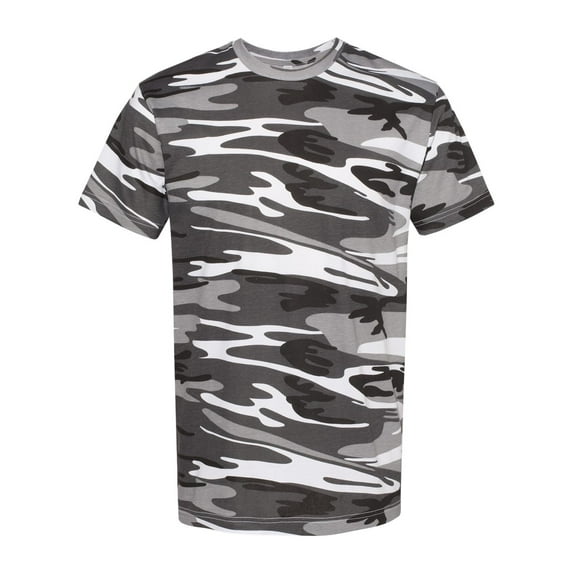 Men's Camo T-Shirt - URBAN WOODLAND - XL
