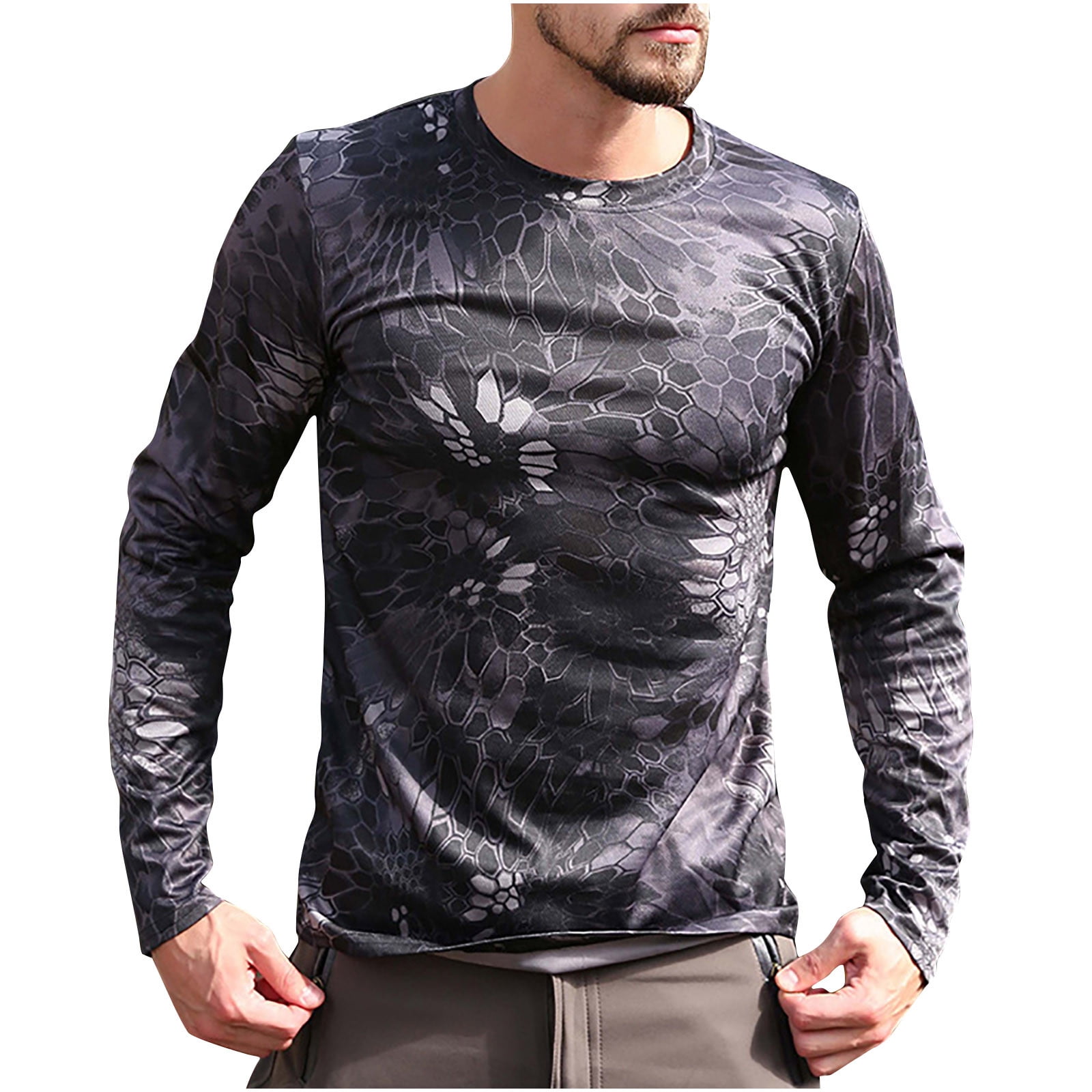 Sun Protection Clothing Men's Stitching Summer