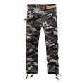 thumbnail image 1 of Men's Camouflage Tactical Work Pants with Rip-Resistant Fabric, Multi-Pocket Design for Outdoor Adventures and Casual Wear (Durable & Functional, No Belt Included),Blue 40, 1 of 5