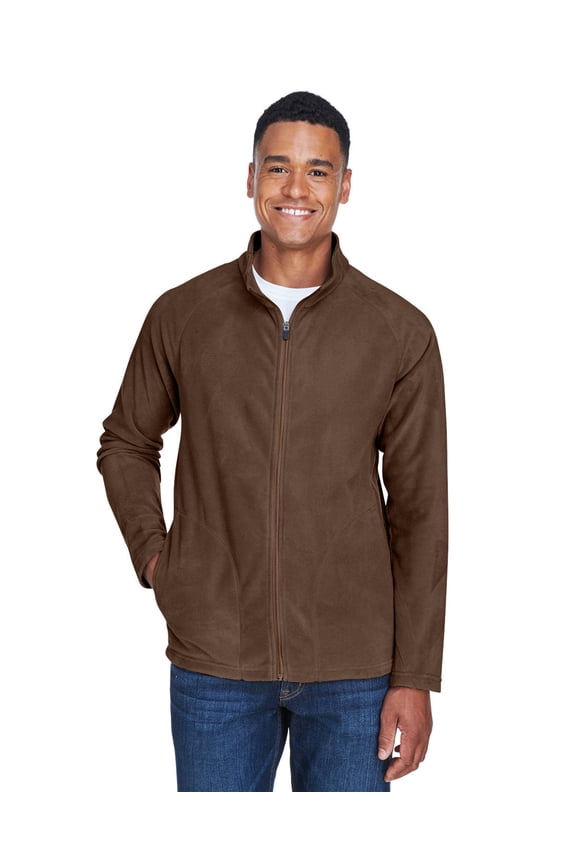 Men's Campus Microfleece Jacket - SPORT DARK BROWN - S