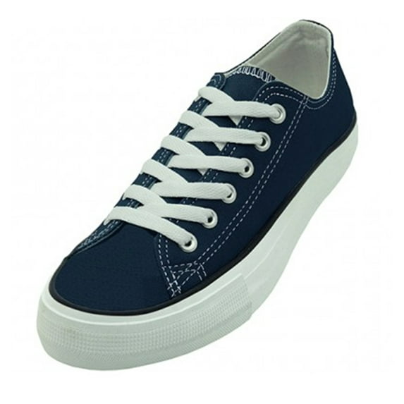 Men's Canvas Sneakers Classic Lace Up Fashion Causal Shoes