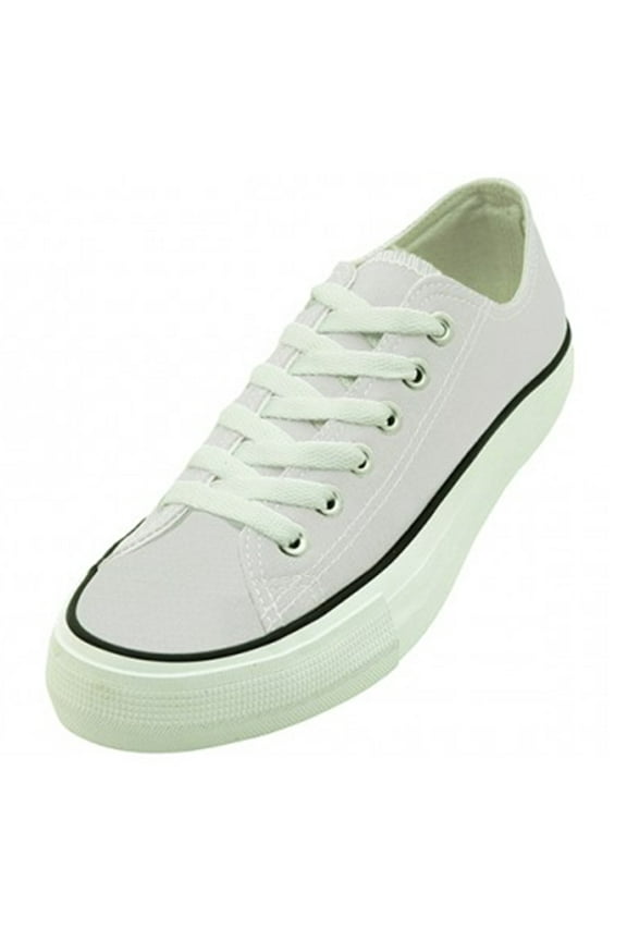 Men's Canvas Sneakers Classic Lace Up Fashion Causal Shoes