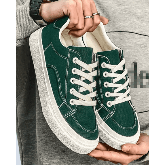 Men's Canvas Sneakers - low-top shoes with anti-Slip Sole | Casual Fashion Shoes