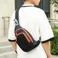 thumbnail image 1 of Men's Canvas Sports Waist Bag Casual Fashion Large Capacity Storage Waist Bag, 1 of 5