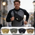 thumbnail image 1 of Men’s Canvas Waist Pack | Waterproof Multi-Pocket Fanny Bag – Adjustable Buckle, Durable Lightweight 30x6x15cm | Black, Khaki, Green, Brown – Secure Zippers for Outdoor Sports, Cycling, Hiking, 1 of 6