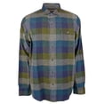 thumbnail image 1 of Men's Canyon Beach Flannel Bonfire Check Long Sleeve Shirt Large, 1 of 5
