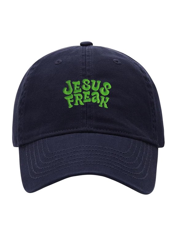 Men's Cap Jesus Freak Embroidered Baseball Caps Adjustable Cotton Dad Hat
