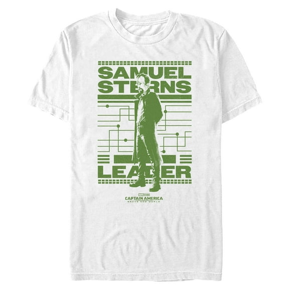 Men's Captain America: Brave New World Leader Green Poster  Graphic T-Shirt
