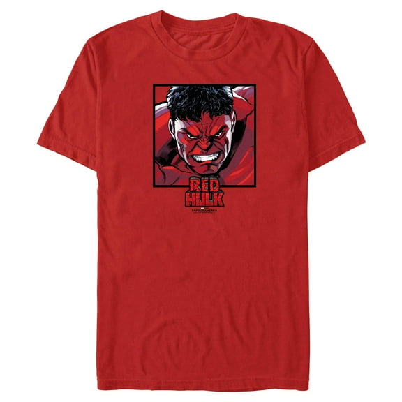 Men's Captain America: Brave New World Red Hulk Portrait  Graphic T-Shirt