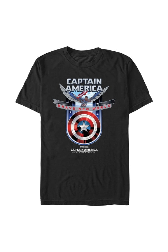 Men's Captain America: Brave New World Shield Logo Graphic T-Shirt
