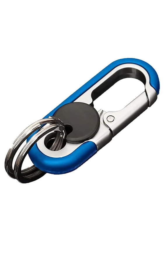 Men’s Car Key Chain Metal Snap Hook Carabiner Keychain Loss Heavy Duty Quick Release Swivel Belt Loop Key Ring Holde