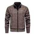 thumbnail image 1 of Men's Cardigan Sweater Coat Thick Warm Winter Long Sleeve Button Front Outerwear For Casual Comfort Men Casual Dress Sweater Long Sleeve Hoodie Mens Long Hooded Sweatshirt, 1 of 4