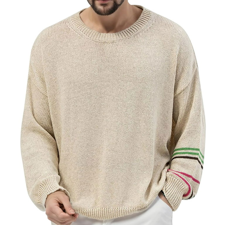 Men s Hatless Pullover Sweater