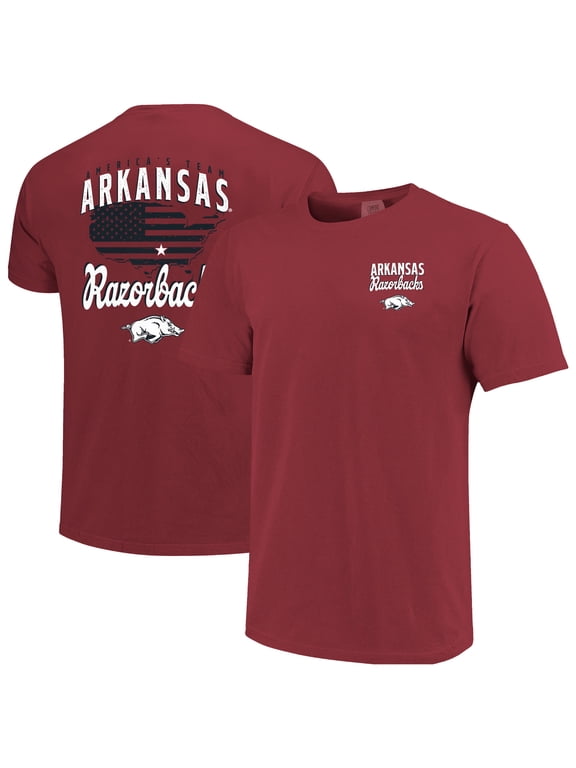 Men's Cardinal Arkansas Razorbacks America's Team T-Shirt
