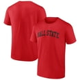 thumbnail image 1 of Men's Cardinal Ball State Cardinals Basic Arch T-Shirt, 1 of 3