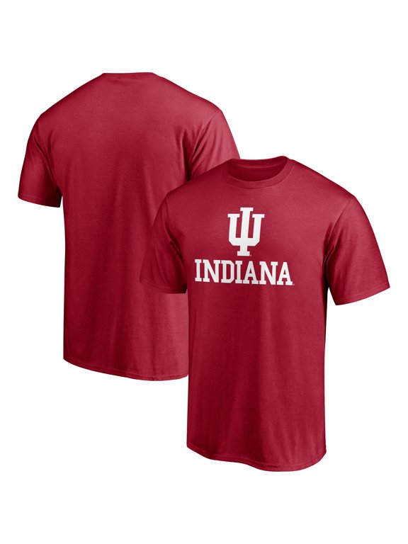 Men's Cardinal Indiana Hoosiers Team Lockup T-Shirt
