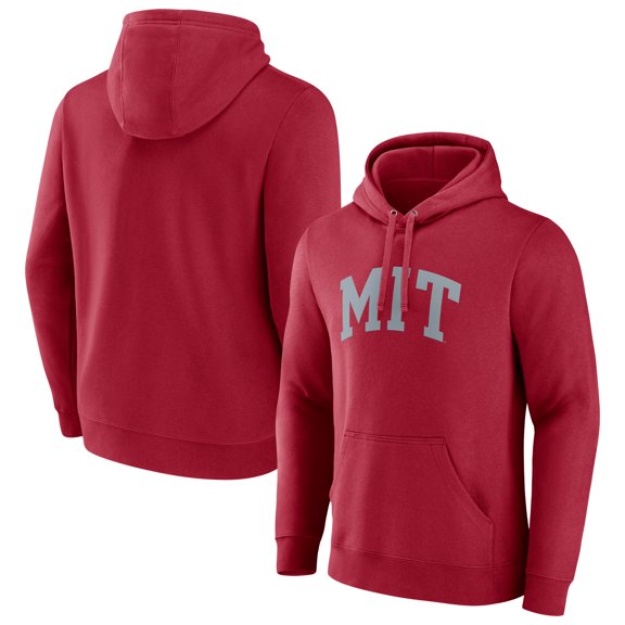 Men's Cardinal MIT Engineers Arch Pullover Hoodie