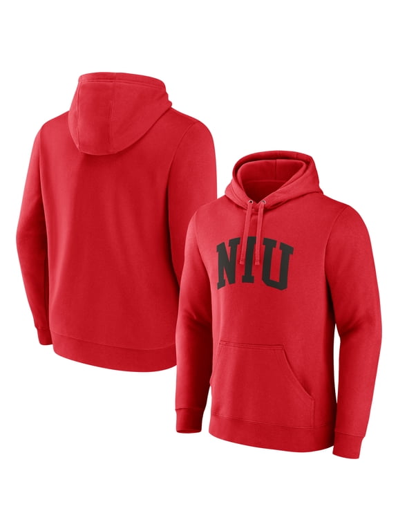 Men's Cardinal Northern Illinois Huskies Arch Pullover Hoodie